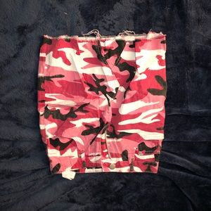 Pink Camo Skirt